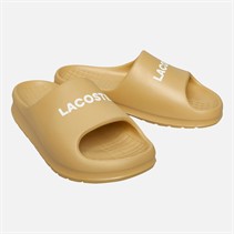 Lacoste Womens Serve Sliders 2.0 Light Brown/Light Brown