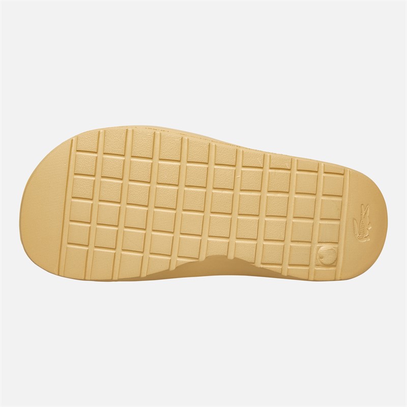 Lacoste Womens Serve Sliders 2.0 Light Brown/Light Brown
