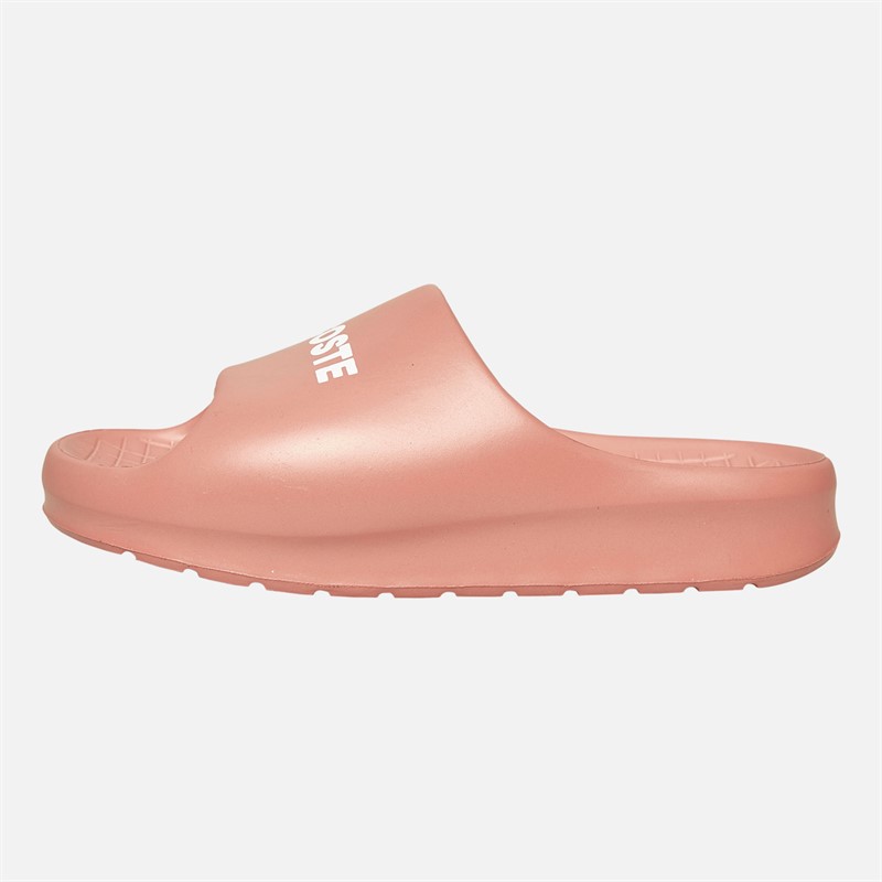 Lacoste Womens Serve Slides 2.0 Pink/White