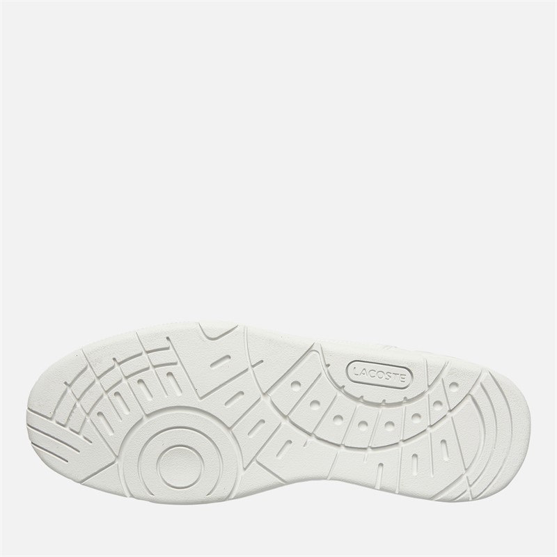 Lacoste Mens T-Clip Trainers White/White
