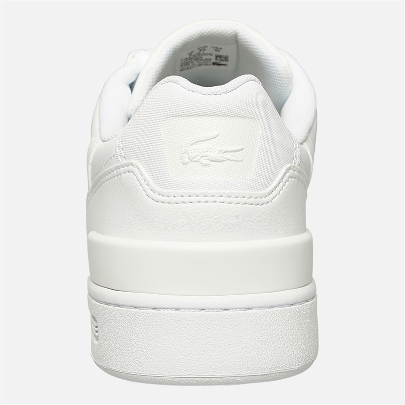 Lacoste Mens T-Clip Trainers White/White