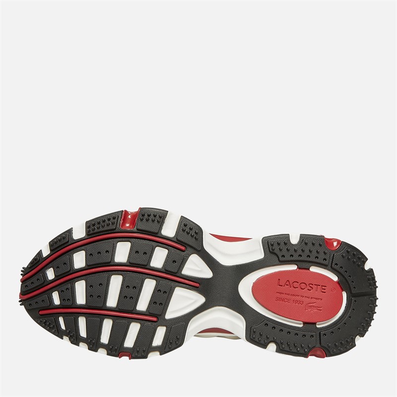 Lacoste Womens L003 2K24 Trainers White/Burgundy