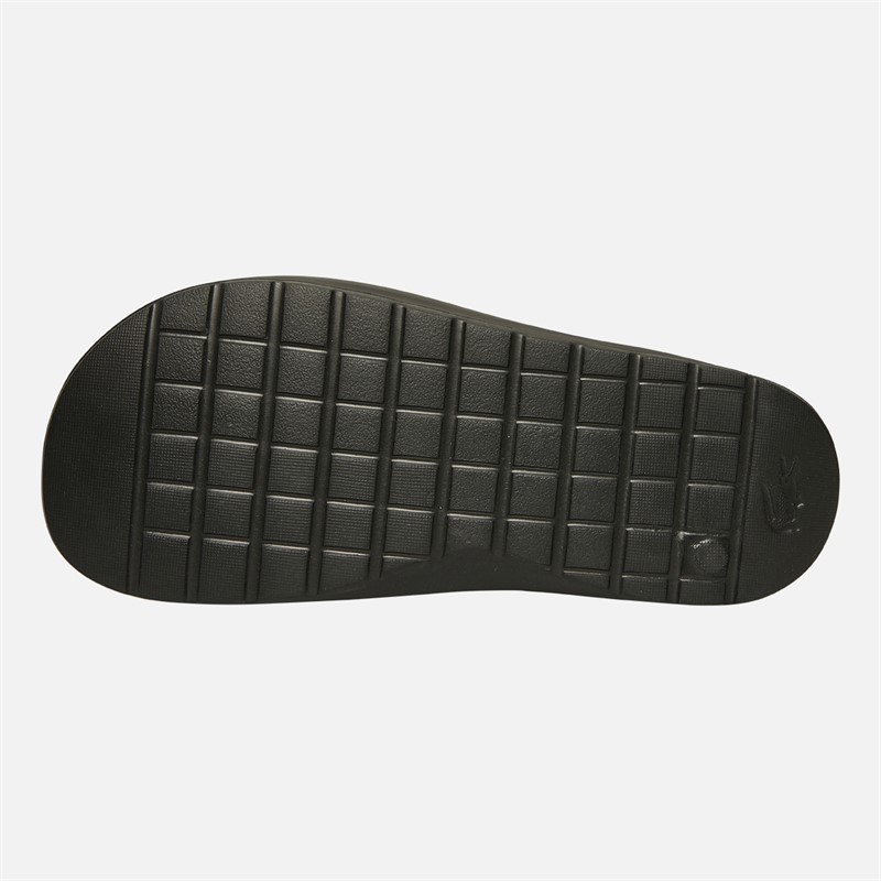 Lacoste Mens Serve Slides 2.0 Black/Black