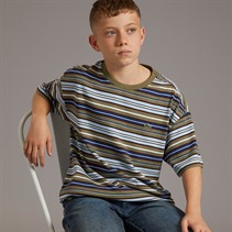 Lacoste Boys T-Shirt Khaki/Multico