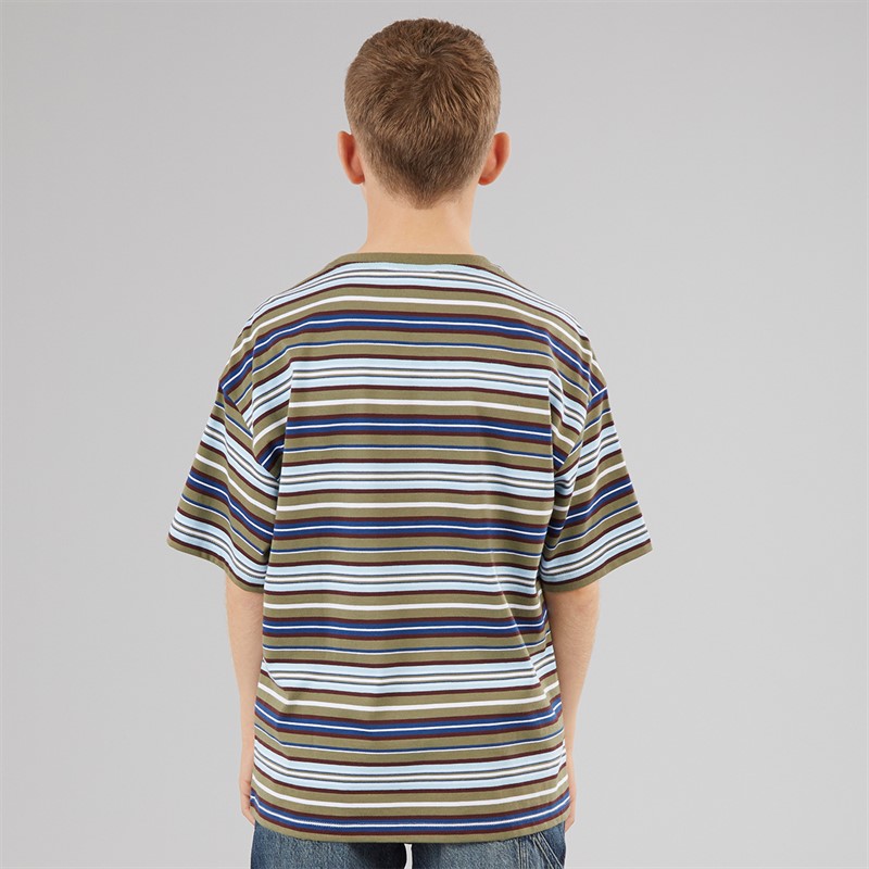 Lacoste Boys T-Shirt Khaki/Multico