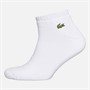 Lacoste Mens Socks White/Silver Chine