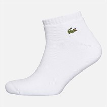 Lacoste Mens Socks White/Silver Chine