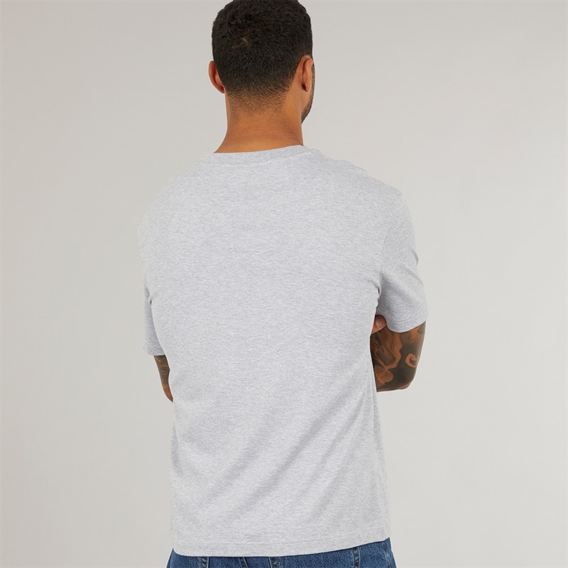 Lacoste Mens T-Shirt Silver Chine