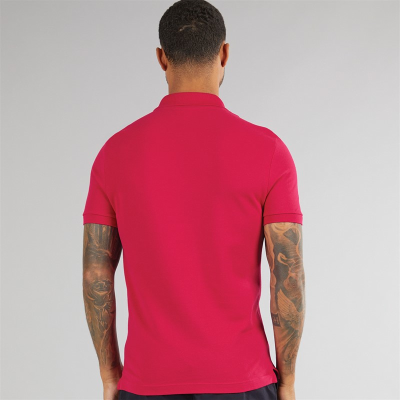 Lacoste Mens Short Sleeve Polo Shirt Bigarreau Cherry