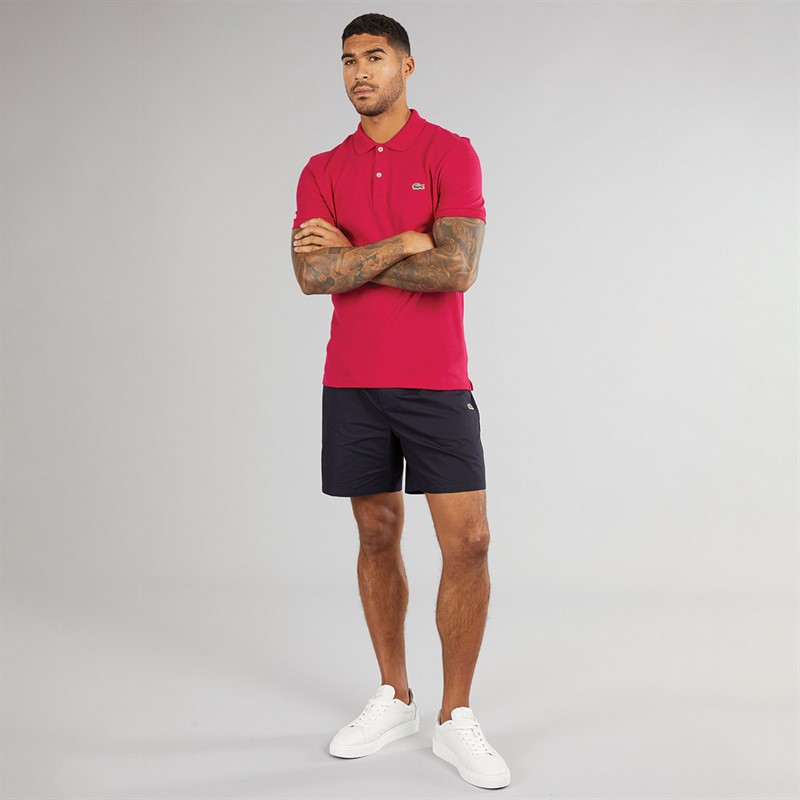 Lacoste Mens Short Sleeve Polo Shirt Bigarreau Cherry