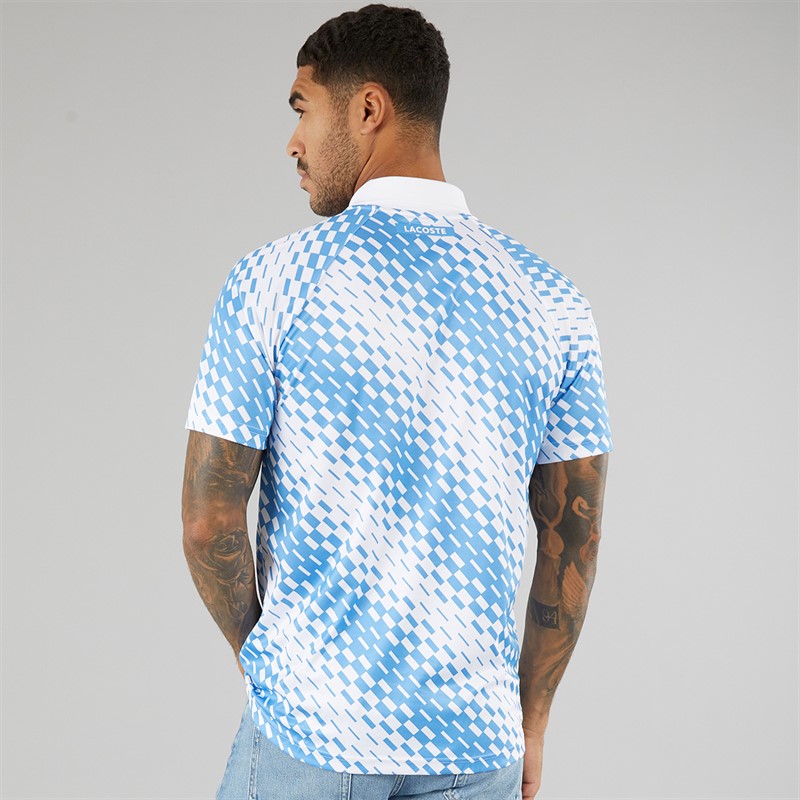 Lacoste Mens Short Sleeve Polo Shirt White/Ethereal