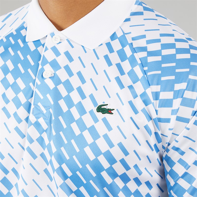 Lacoste Mens Short Sleeve Polo Shirt White/Ethereal