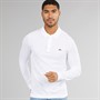 Lacoste Mens Long Sleeve Polo Shirt White