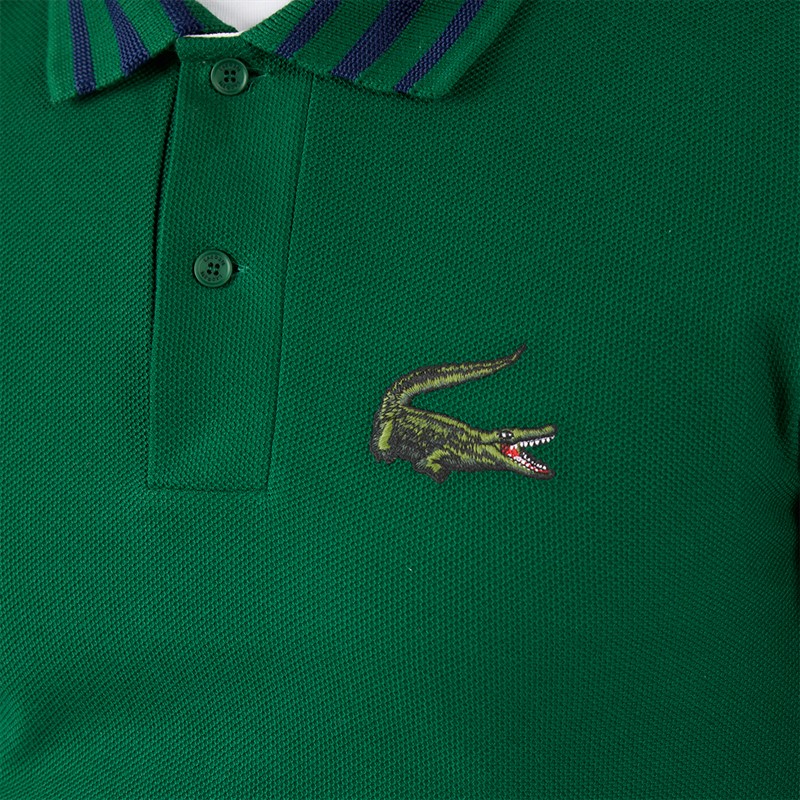 Lacoste Mens Short Sleeve Polo Shirt Forest Green