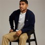 Lacoste Mens Cardigan Navy Blue