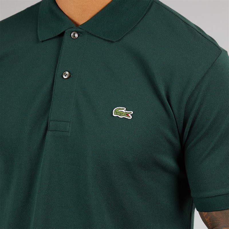 Lacoste Mens Short Sleeve Polo Shirt Sinople