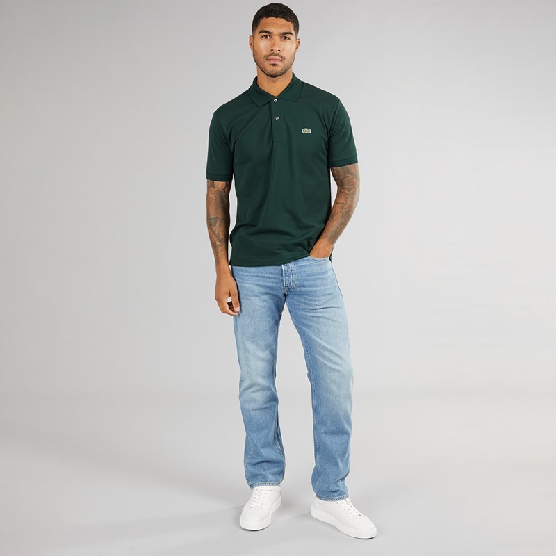 Lacoste Mens Short Sleeve Polo Shirt Sinople