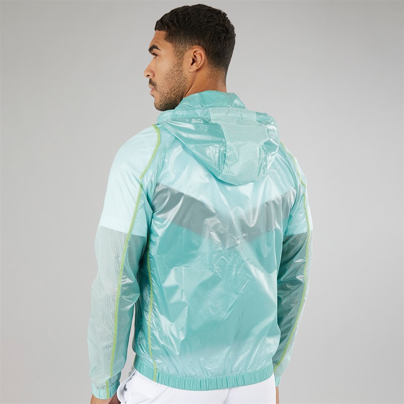 Lacoste Mens Windbreaker Florida/Pastille Mint-Lima