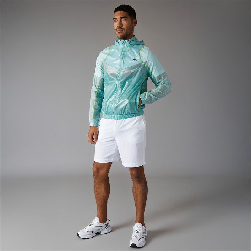 Lacoste Mens Windbreaker Florida/Pastille Mint-Lima