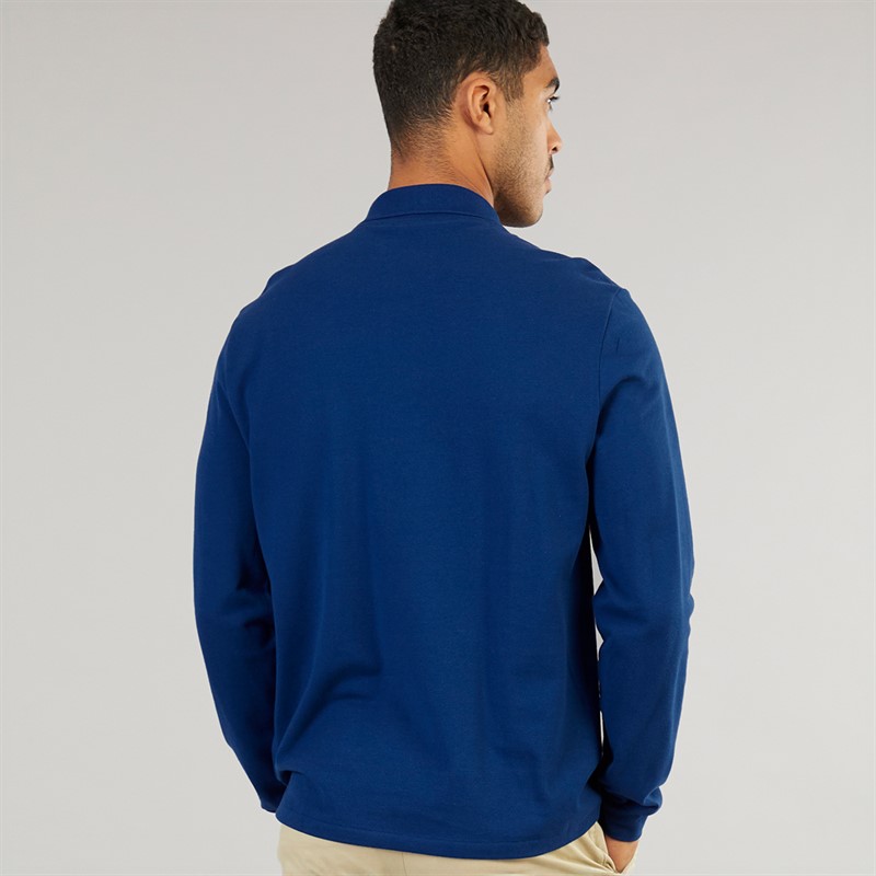 Lacoste Mens Long Sleeve Polo Shirt Methylene