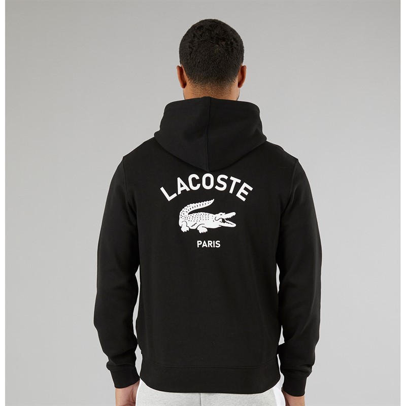 Lacoste Mens Hoodie Black
