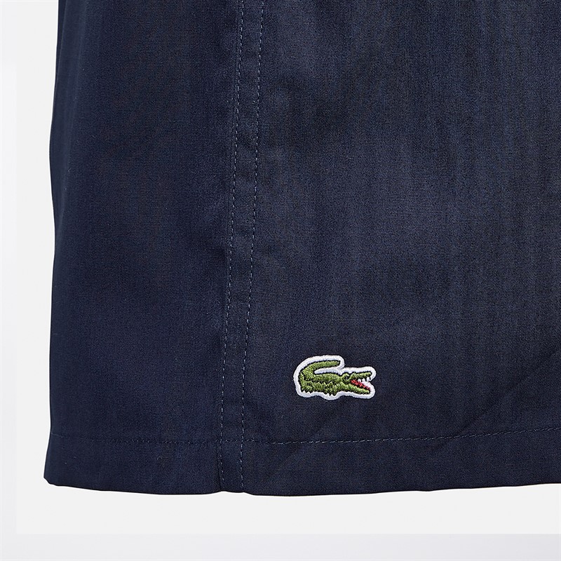 Lacoste Mens Three Pack Woven Boxers Navy Blue/White/Tropical