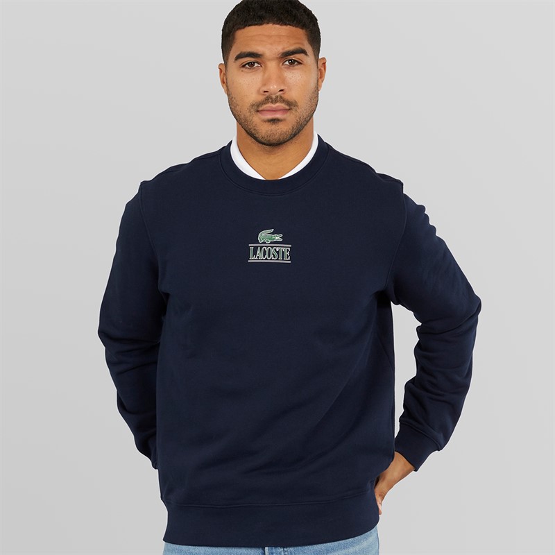 Lacoste Mens Sweatshirt Navy Blue
