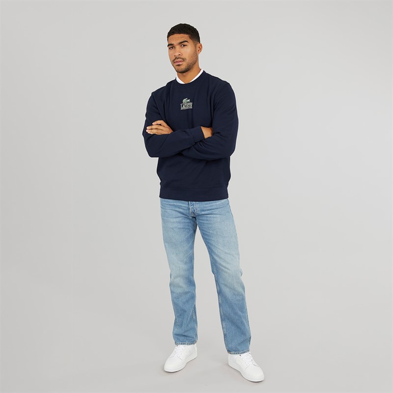 Lacoste Mens Sweatshirt Navy Blue
