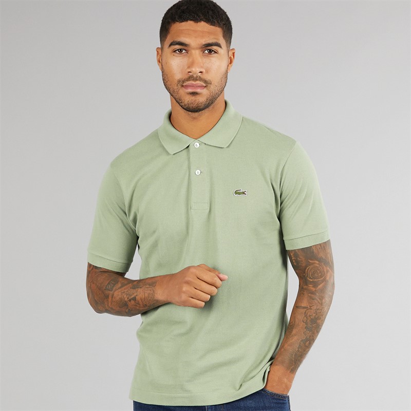 Lacoste Mens Short Sleeve Polo Shirt Thyme