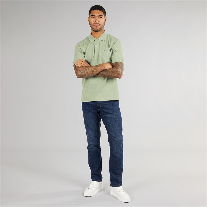 Lacoste Mens Short Sleeve Polo Shirt Thyme