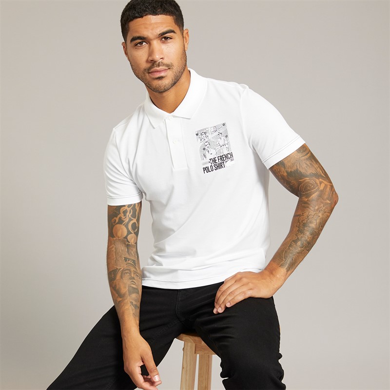 Lacoste Mens Short Sleeve Polo Shirt White