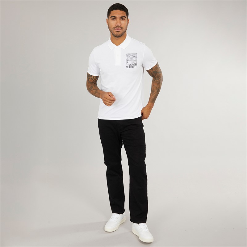 Lacoste Mens Short Sleeve Polo Shirt White