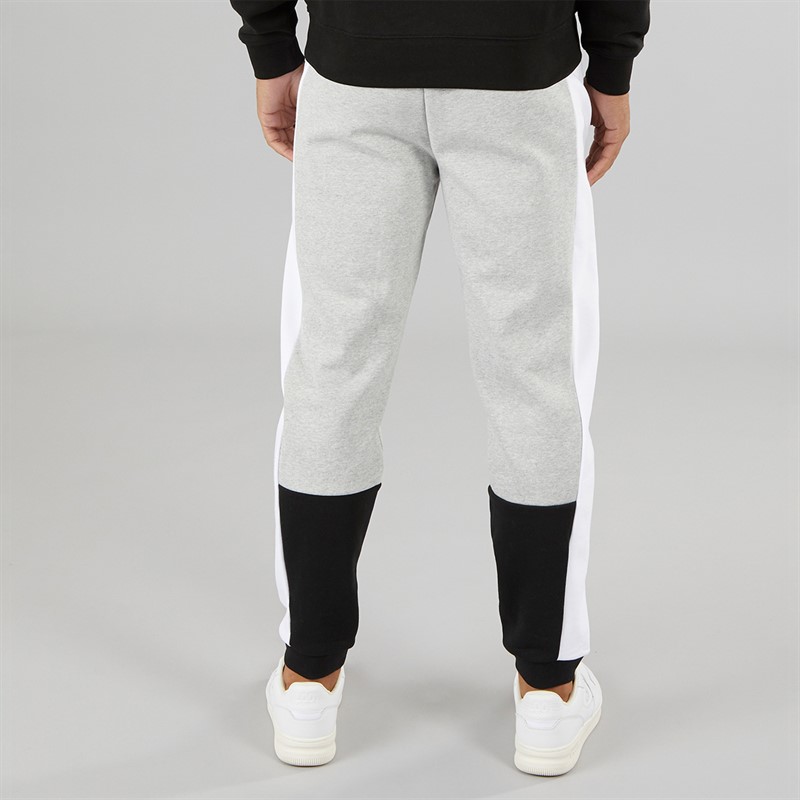 Lacoste Mens Joggers Silver Chine/Black White