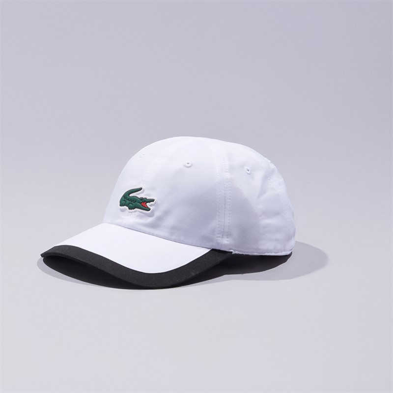 Lacoste Mens Cap White/Black