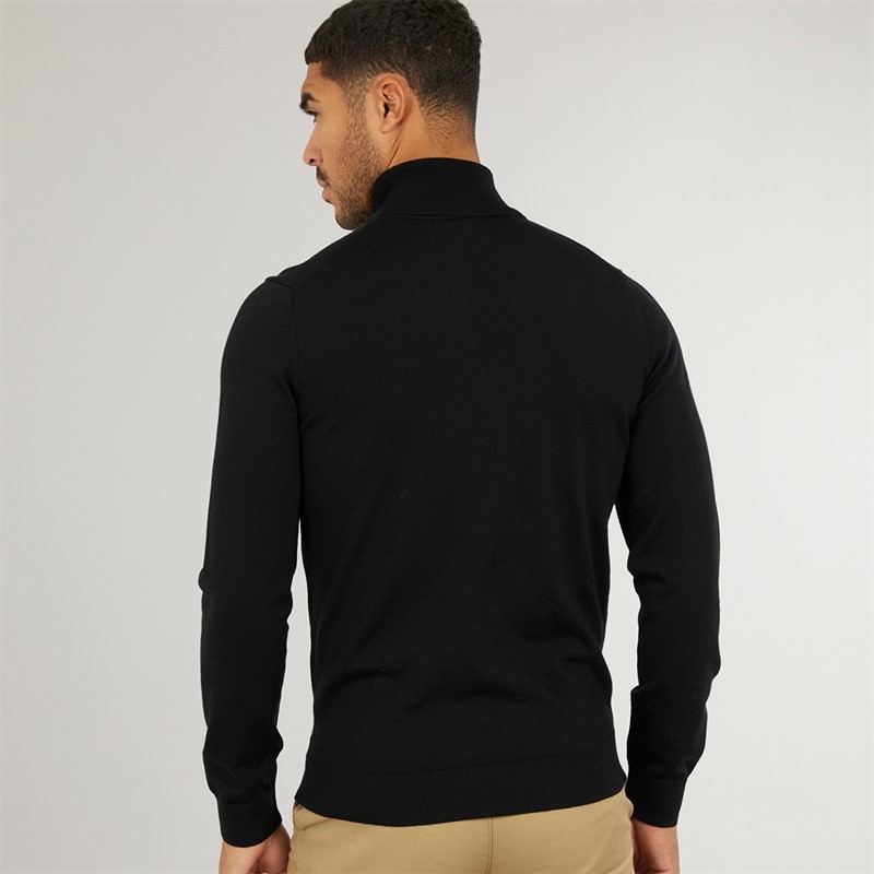 Lacoste Mens Wool Jumper Black