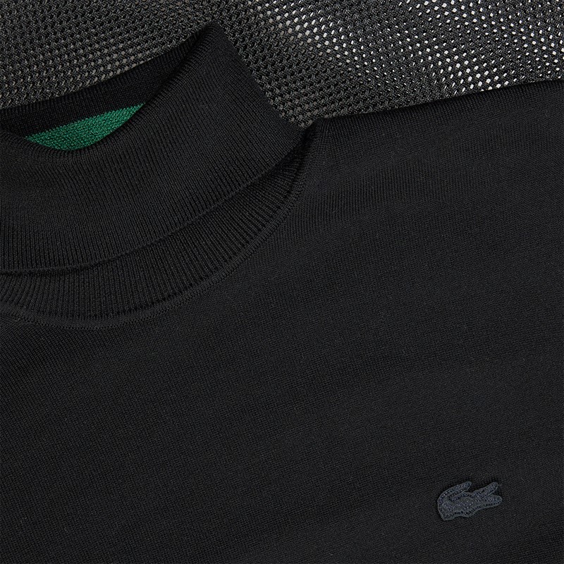 Lacoste Mens Wool Jumper Black