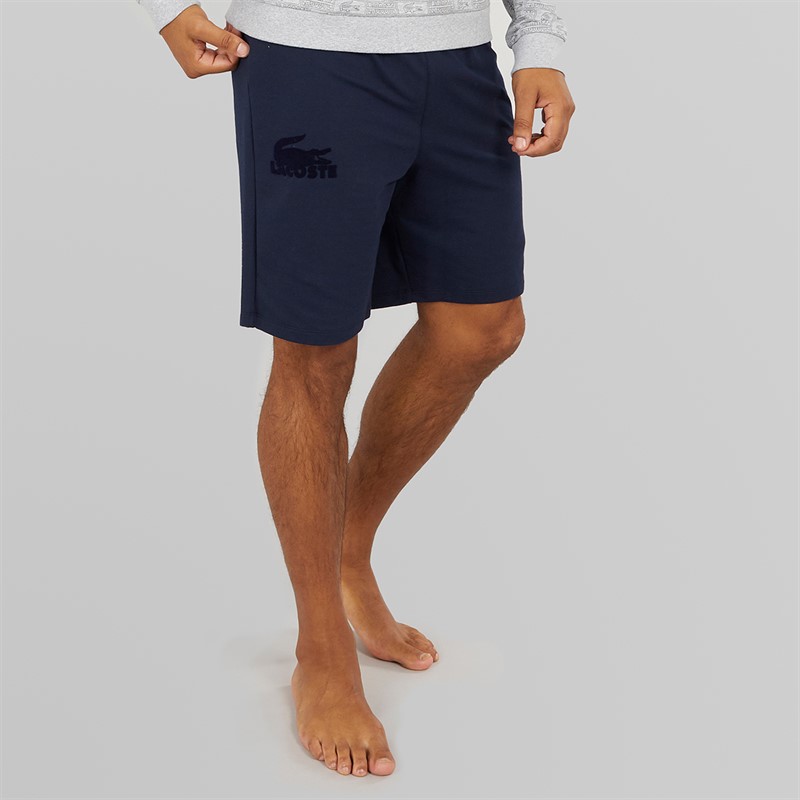 Lacoste Mens Lounge Shorts Navy Blue/Navy Blue