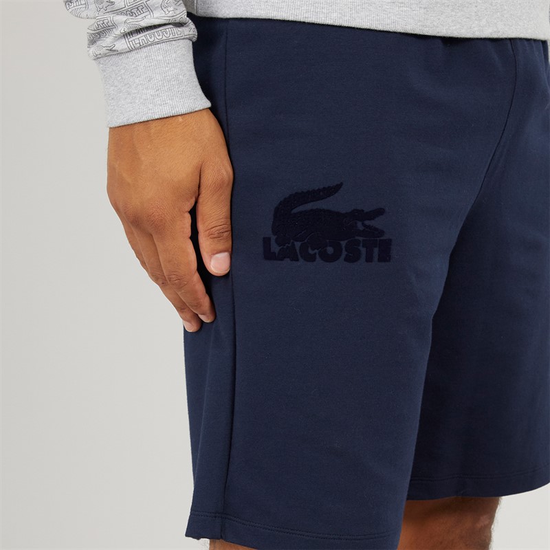 Lacoste Mens Lounge Shorts Navy Blue/Navy Blue