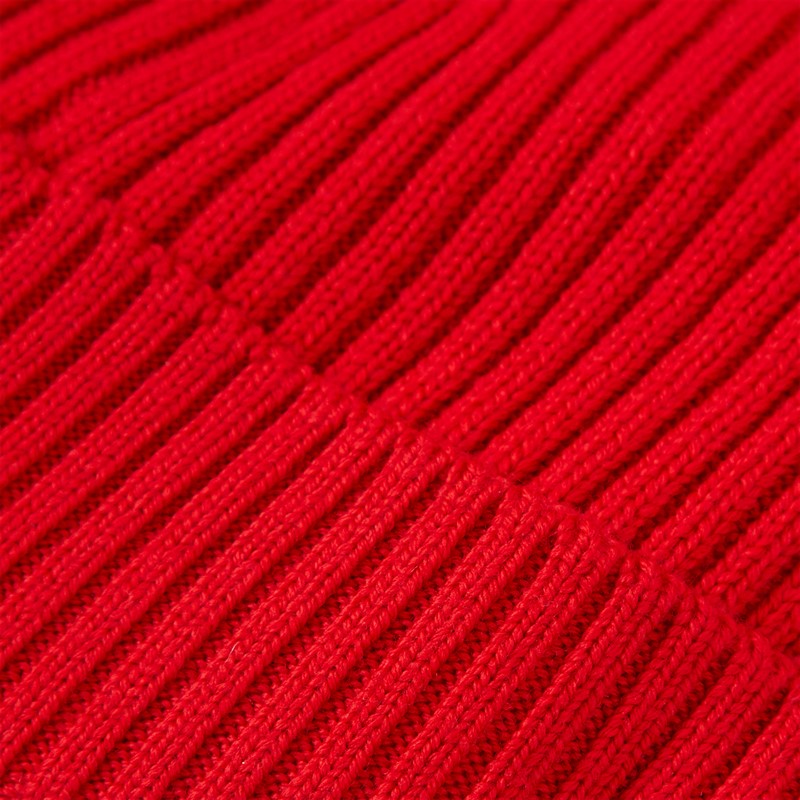 Lacoste Mens Knitted Beanie Red