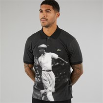 Lacoste Mens Short Sleeve Polo Shirt Black