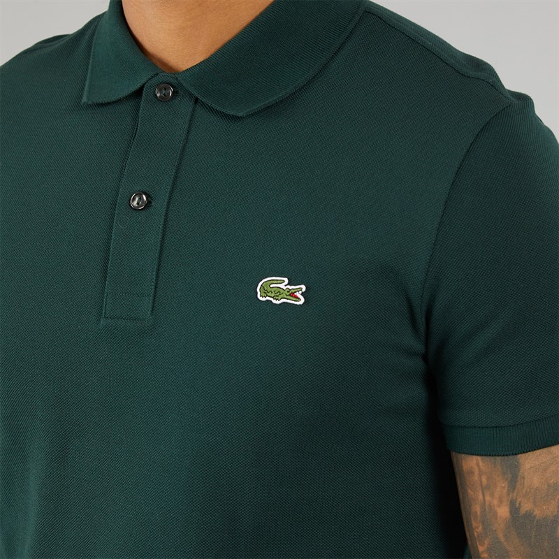 Lacoste Mens Short Sleeve Polo Shirt Sinople