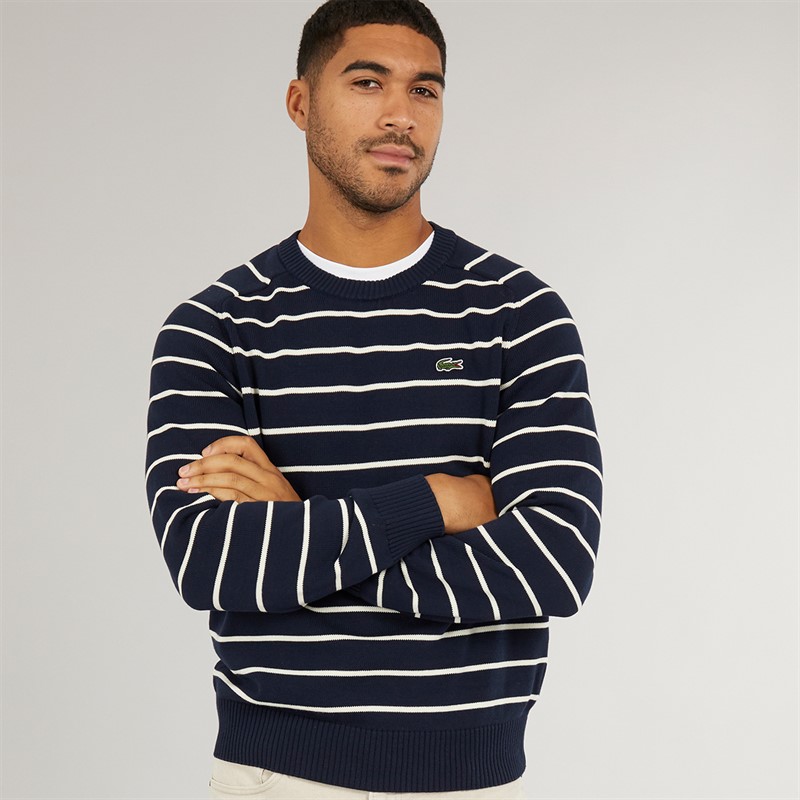 Lacoste Mens Sweatshirt Navy Blue/Lapland