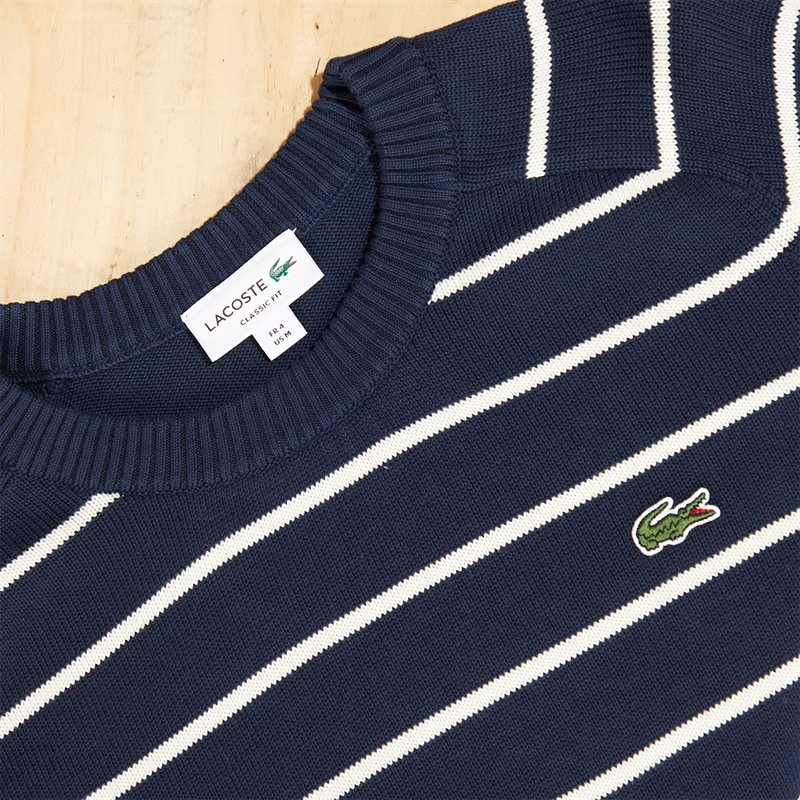 Lacoste Mens Sweatshirt Navy Blue/Lapland