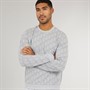 Lacoste Mens Lounge Sweatshirt Silver Chine/Graphite Sombre