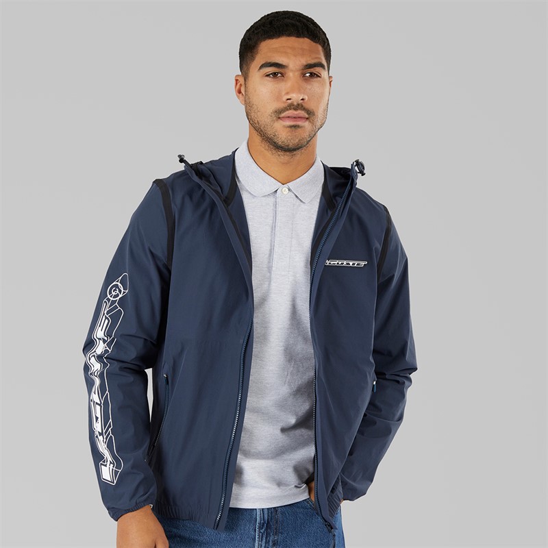 Lacoste Mens Jacket Blue Night