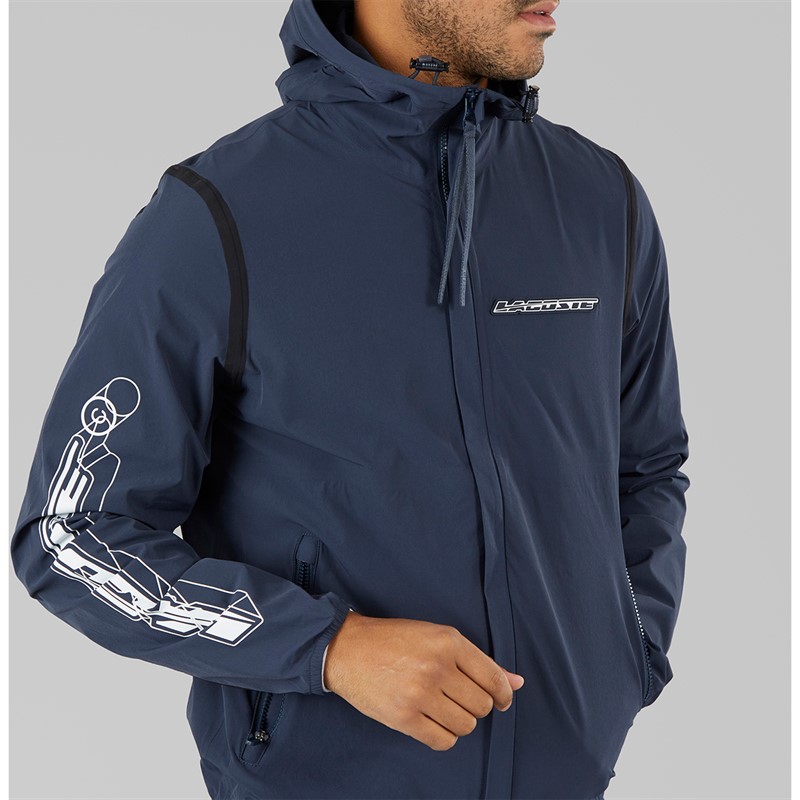 Lacoste Mens Jacket Blue Night