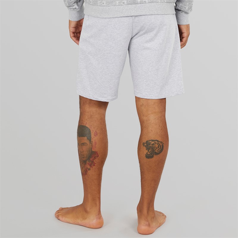 Lacoste Mens Lounge Shorts Silver Chine/Green