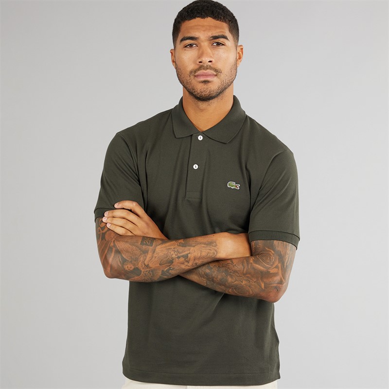 Lacoste Mens Short Sleeve Polo Shirt Sapwood