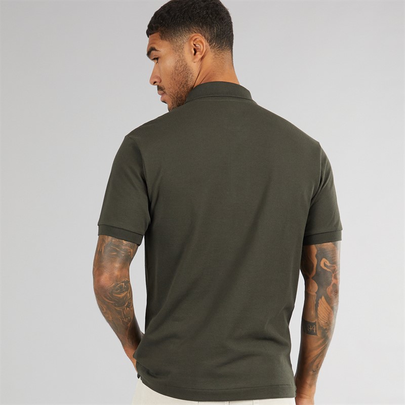 Lacoste Mens Short Sleeve Polo Shirt Sapwood