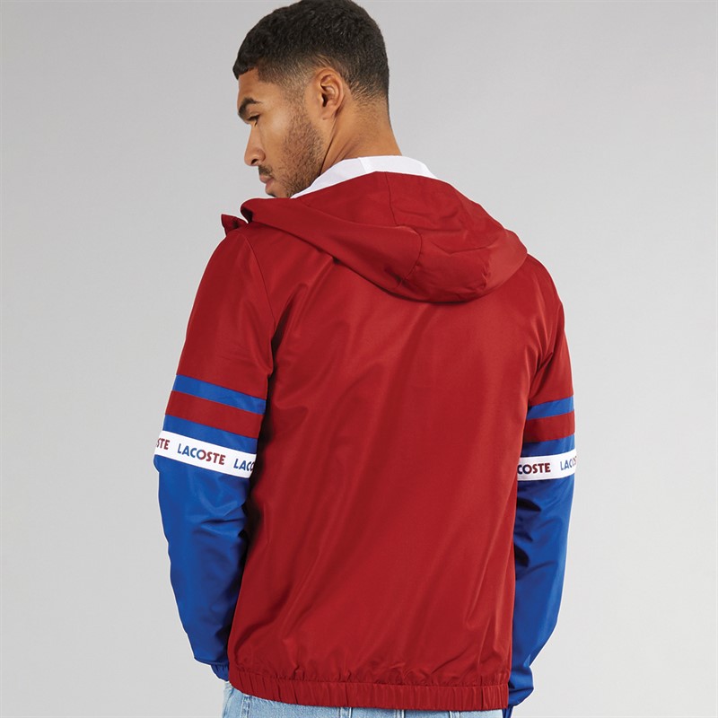 Lacoste Mens Windbreaker Ora/Captain